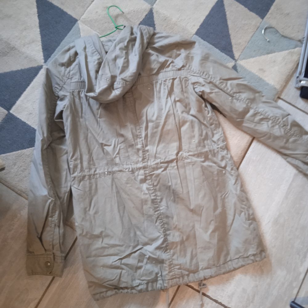 Parka doubl&eacute;e T 38 marque Cama&iuml;eu, capuche, 100% coton Vêtements