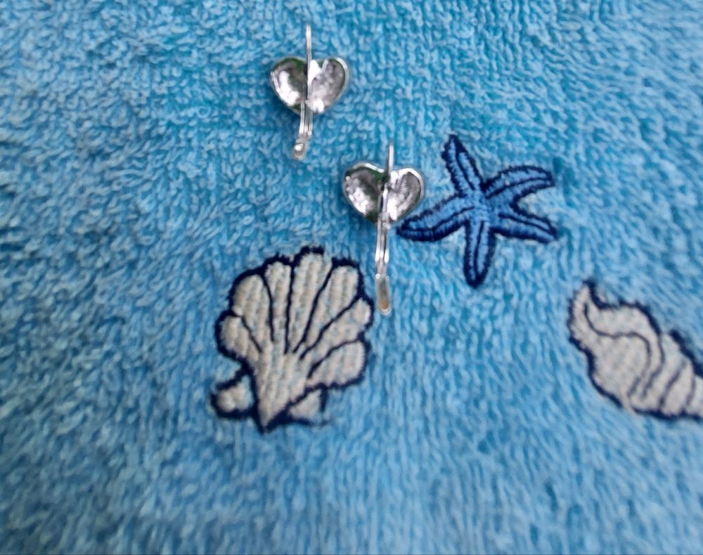 Boucles oreilles argent &amp; strass Bijoux et montres