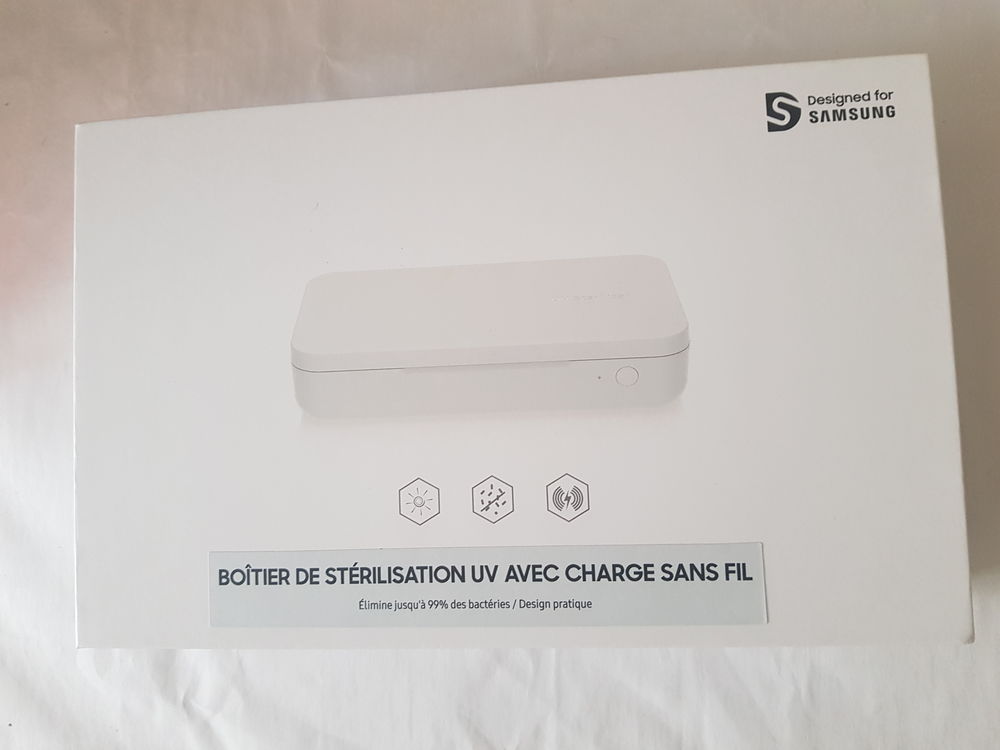 BOITIER DE STERILISATION UV CHARGE SANS FIL SAMSUNG _ NEUF Electroménager