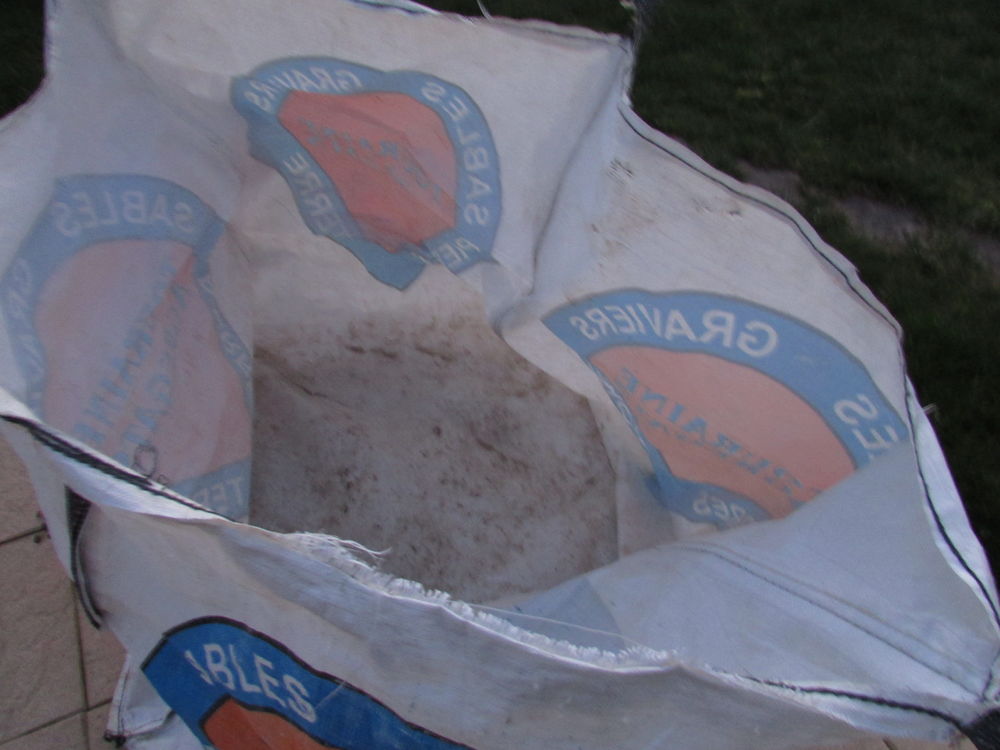 Grand sac pour d&eacute;chets vert Jardin
