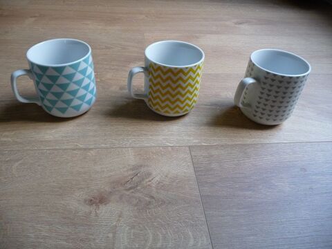 3 grandes tasses mugs esprit scandinave Maisons du Monde- Ne 18 Celles-sur-Belle (79)