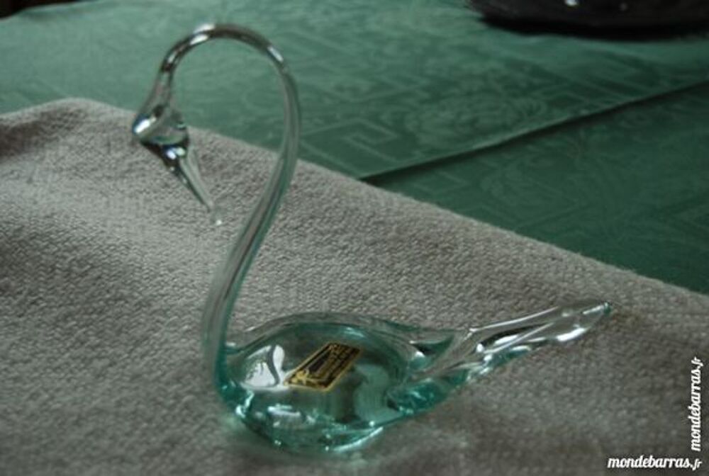 CYGNE EN VERRE Décoration
