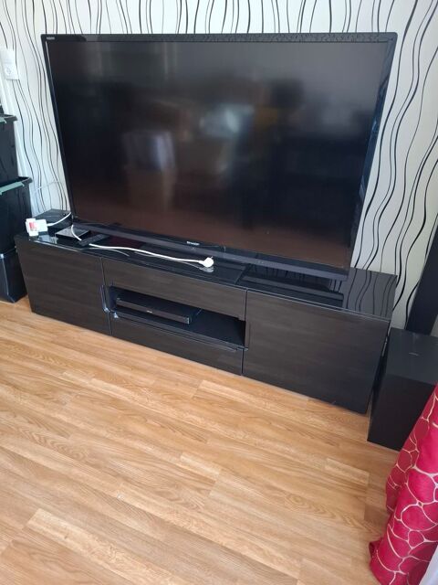 MEUBLE DE TLVISION NOIR LAQUE 40 Arnage (72)