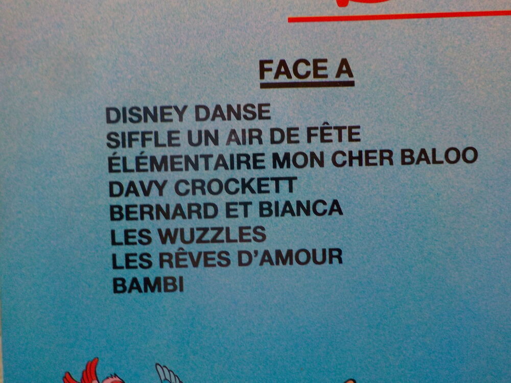 VYNIL 33T DOUCHKA Album "DISNEY DANSE" 1989 CD et vinyles