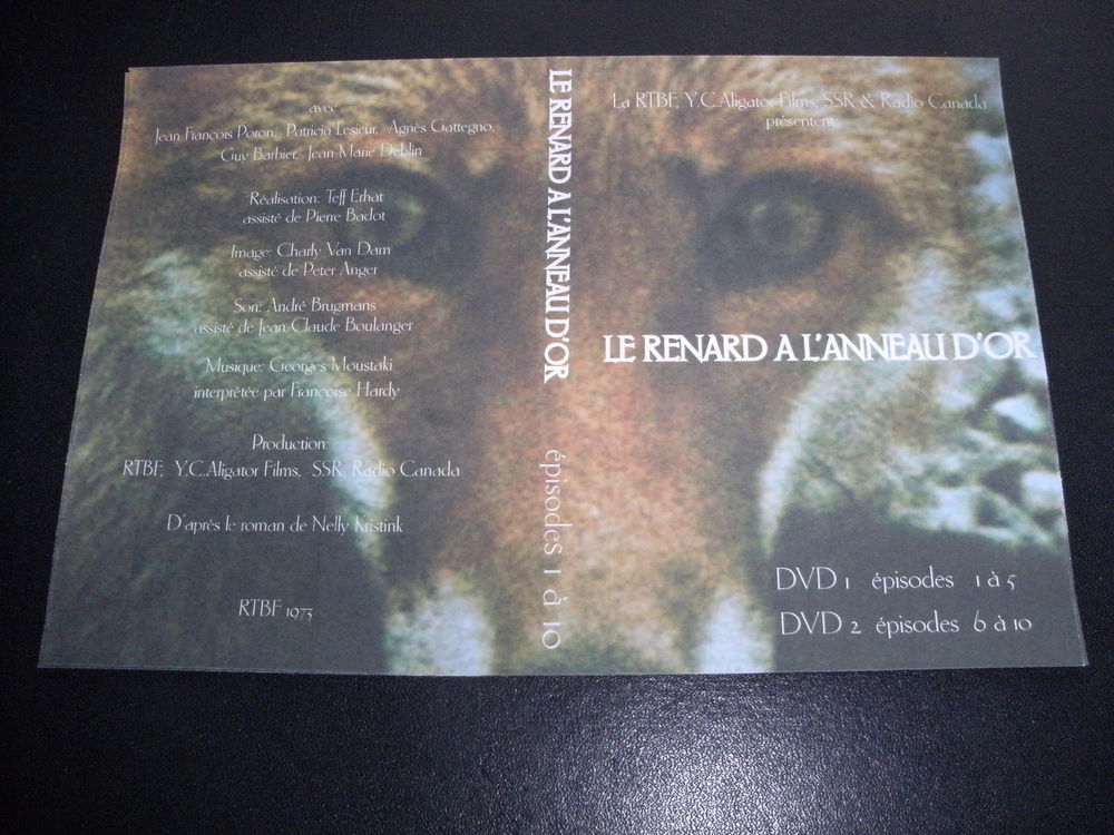 Tr&egrave;s rare s&eacute;rie : " Le renard a l'anneau d'or " DVD et blu-ray