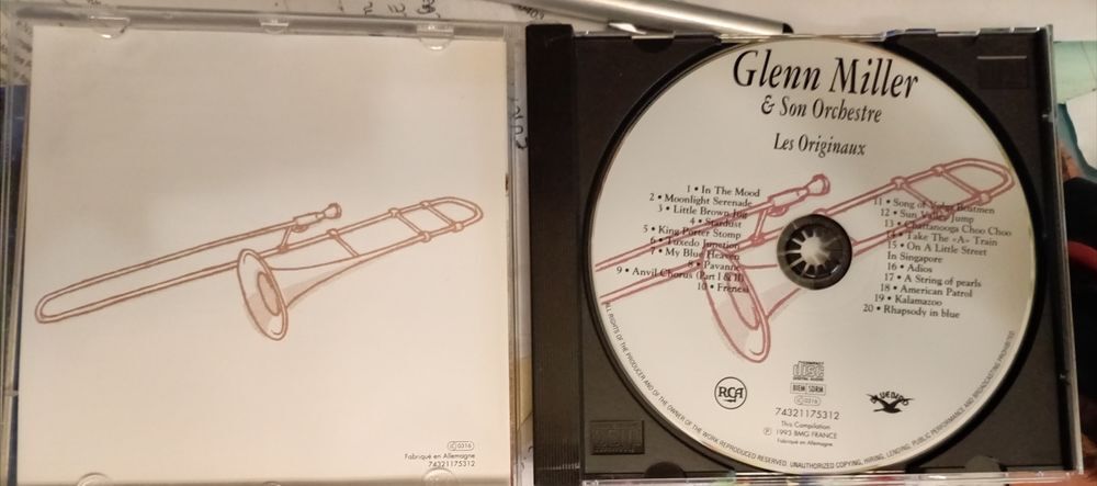 GLENN MILLER / DISQUE CD / LES ORIGINAUX CD et vinyles