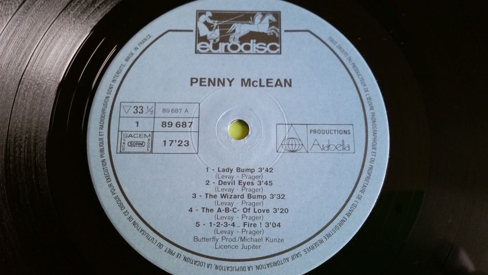 PENNY MC LEAN * 33T CD et vinyles