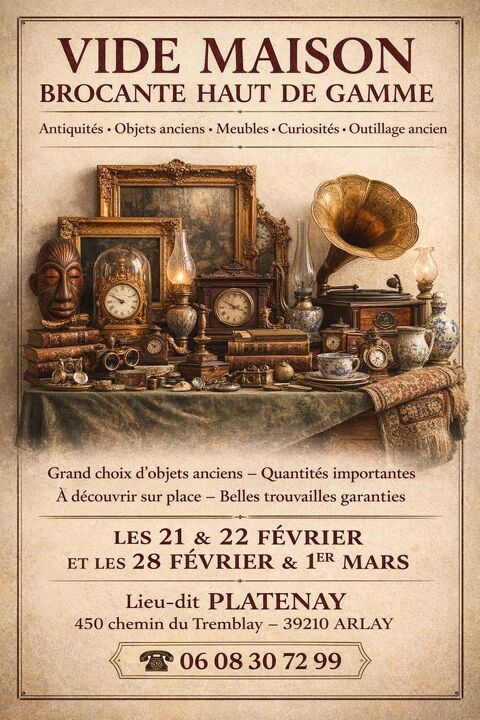 Vide maison a platenay  0 Saint-Germain-l�s-Arlay (39)