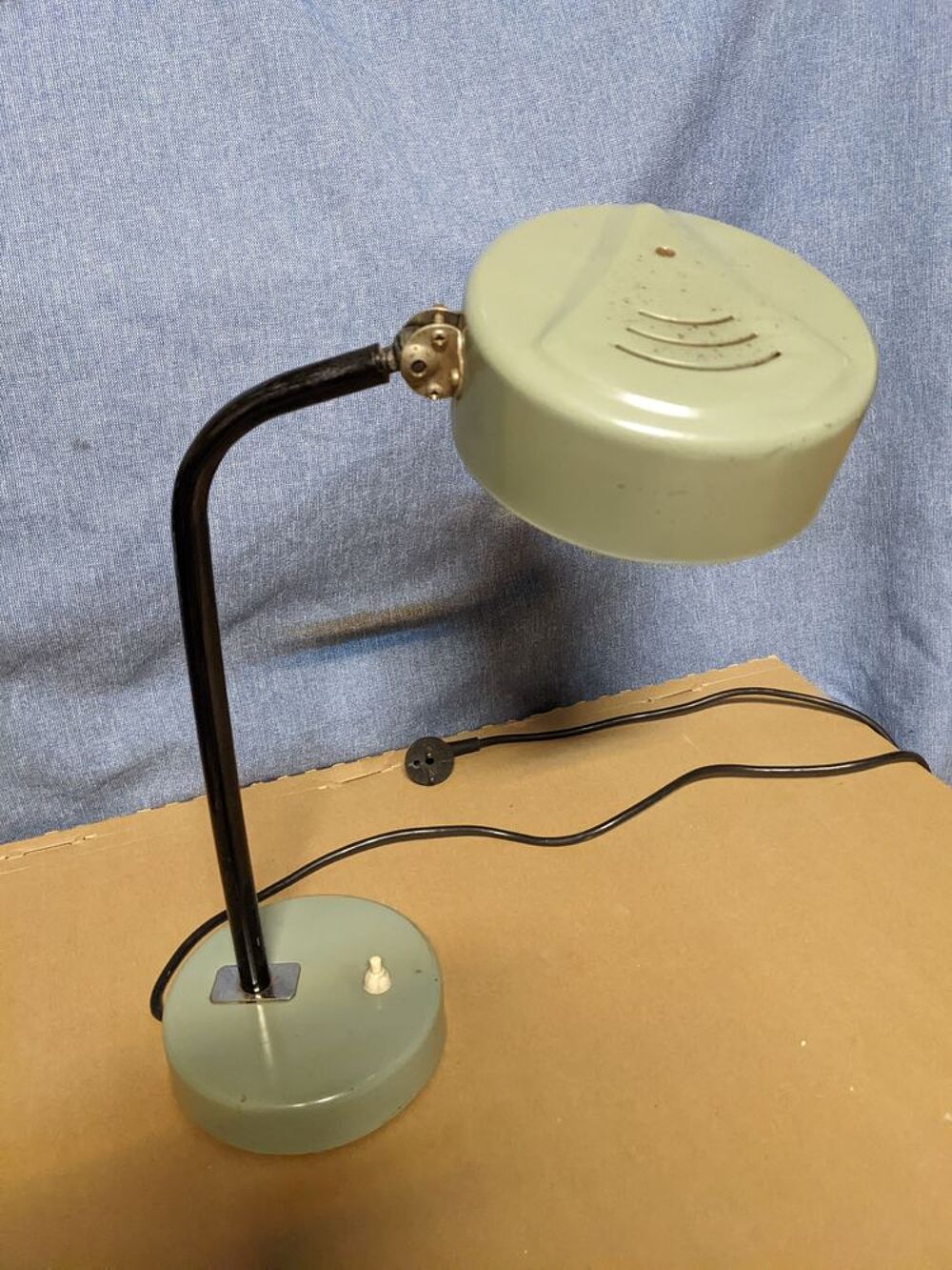 Lampe militaire vintage 1950 Allemagne de l'est ou URSS en p Décoration