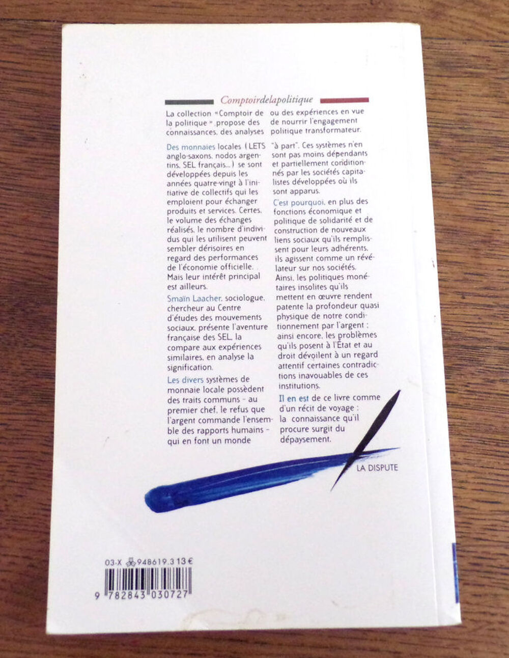 Les sel une utopie anticapitaliste en pratique Sma&icirc;n Laacher Livres et BD