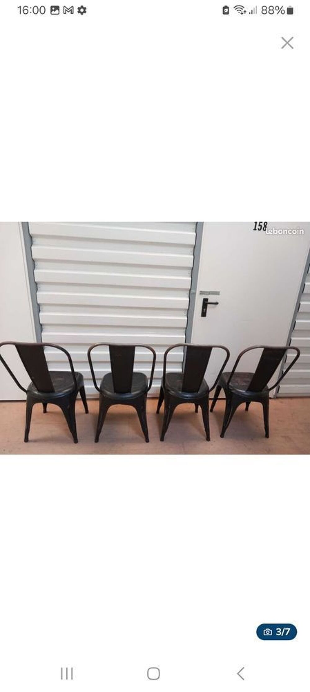 lot de 4 chaises design industriel Meubles