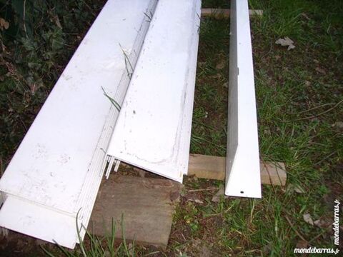 Cornire en L acier laque blanc 150X80 30 Florange (57)