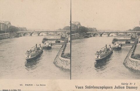 75. PARIS. CPA ST�R�O JULIEN DAMOY Cartes Postales 1 Loches (37)