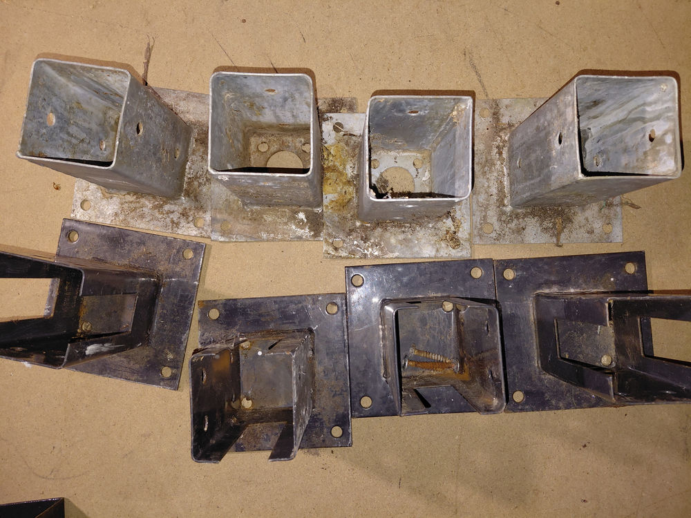 Pieds pour support pour piquets Bricolage
