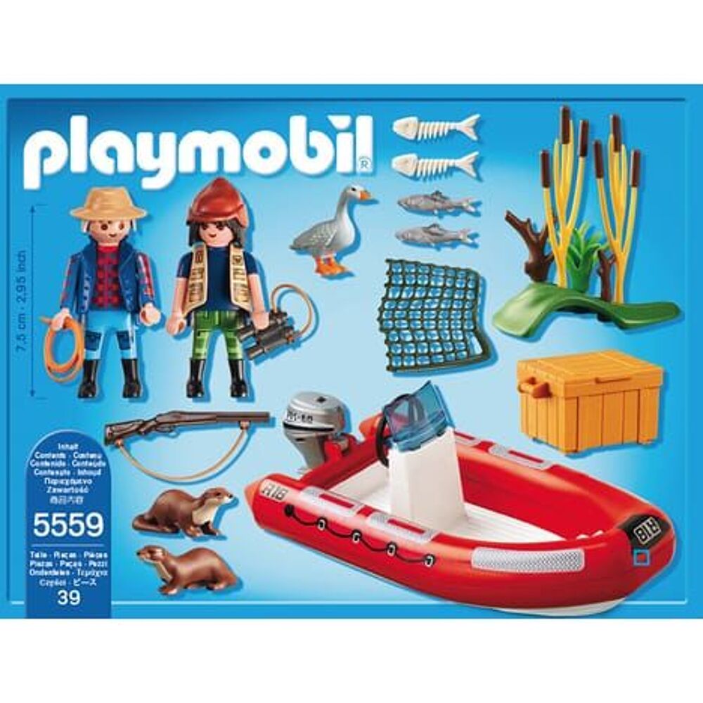 Playmobil Braconniers avec bateau 5559 Jeux / jouets