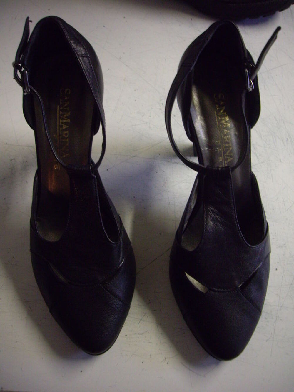 Escarpins Noir pt 39 San Marina talons 10 cm Chaussures