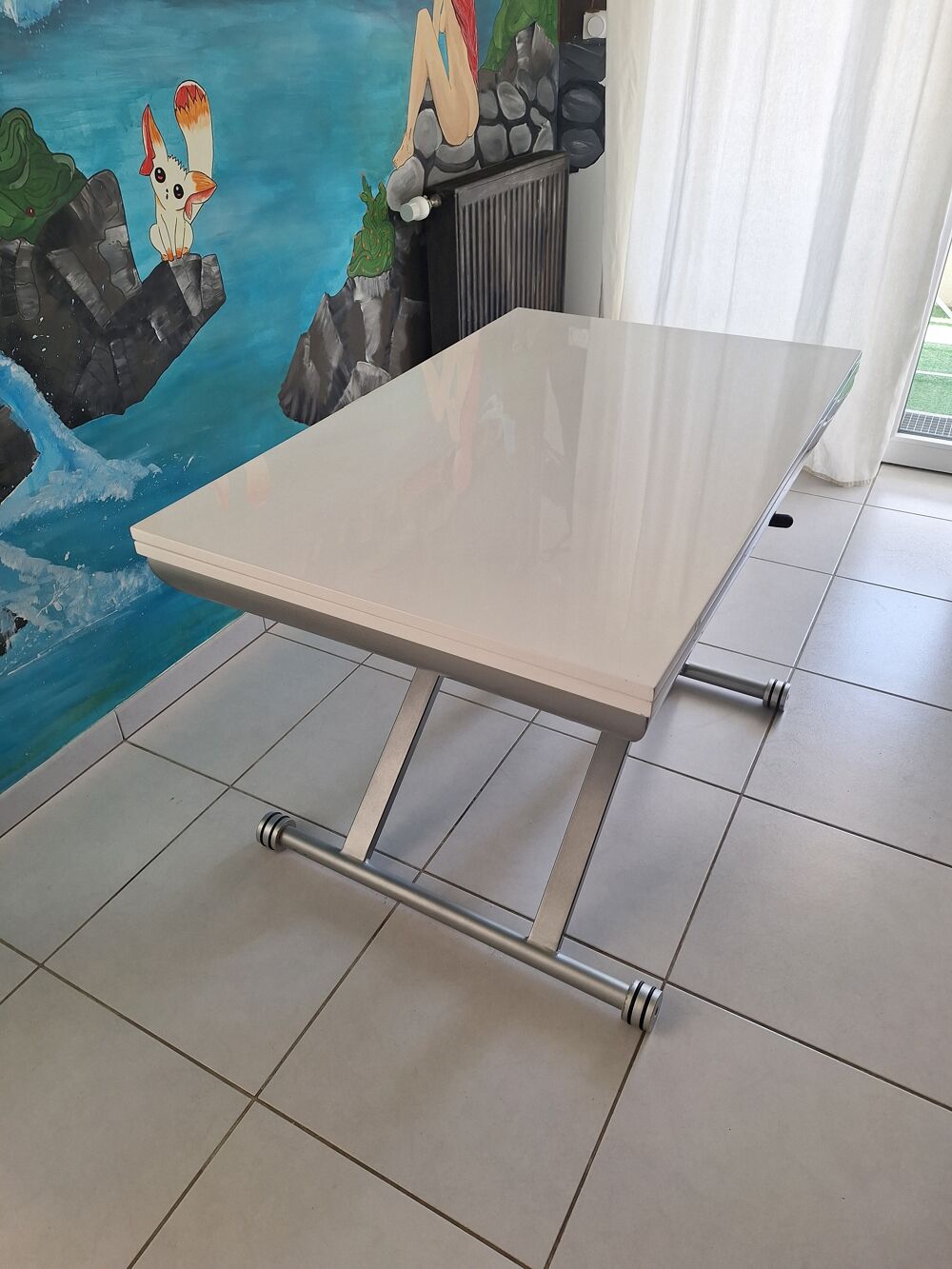 [] Table extensible 70x110 / 110x140, hauteur ajustabl Meubles