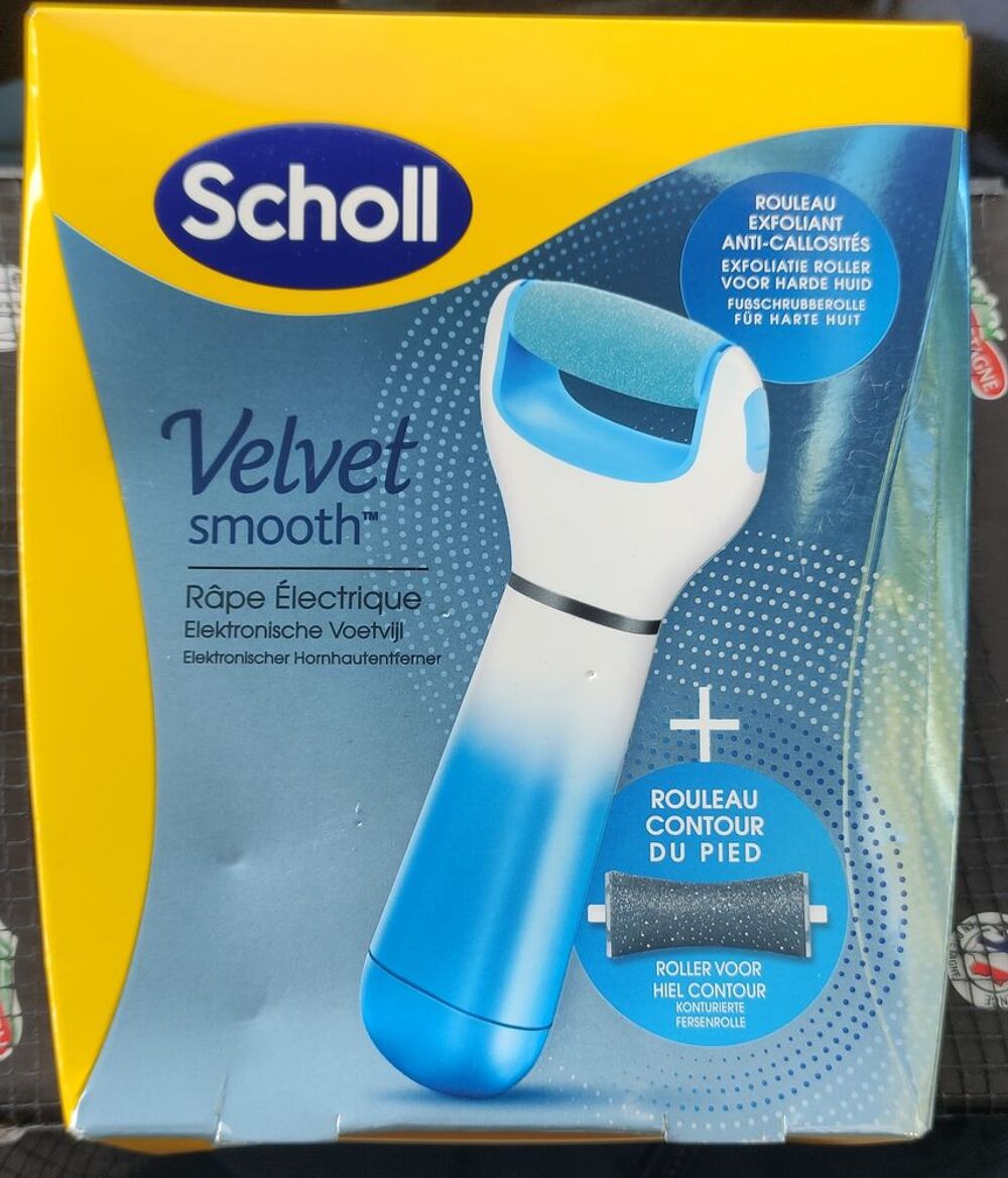 Scholl Velvet Smooth R&acirc;pe de pied &eacute;lectrique avec recharge Electroménager