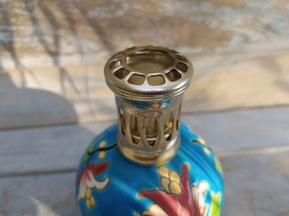 Ancienne Lampe Berger &Eacute;maux de Longwy 