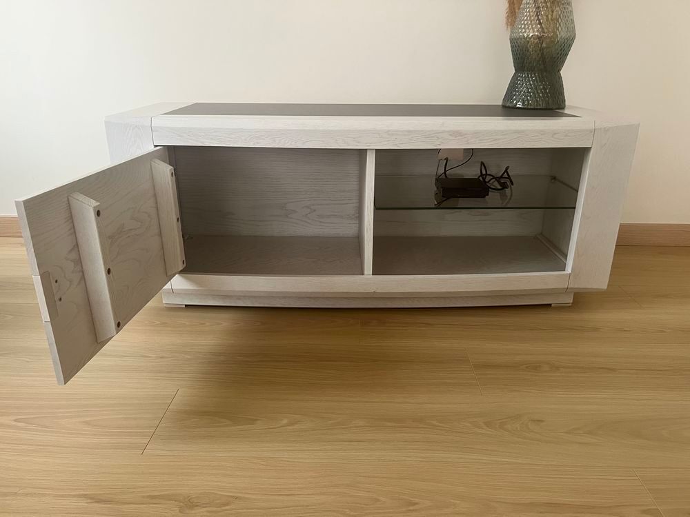 Lot de meubles pour salon complet �" ch&ecirc;ne massif &amp; c&eacute;ramique �" tr&egrave;s bon &eacute;tat Meubles