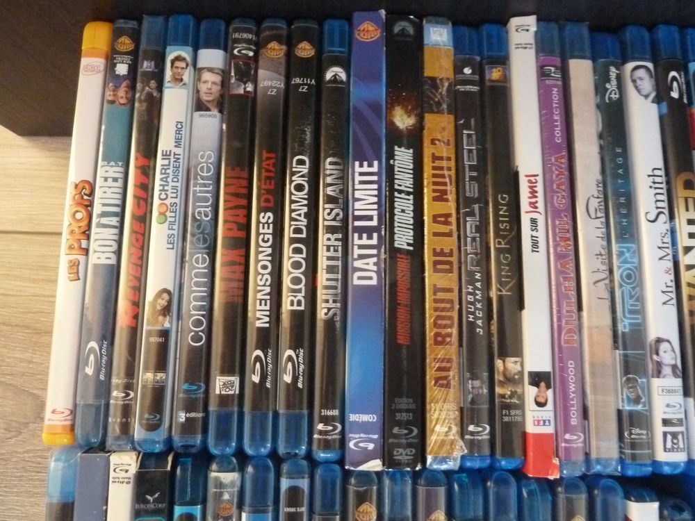 Blu ray &agrave; l'unit&eacute; DVD et blu-ray