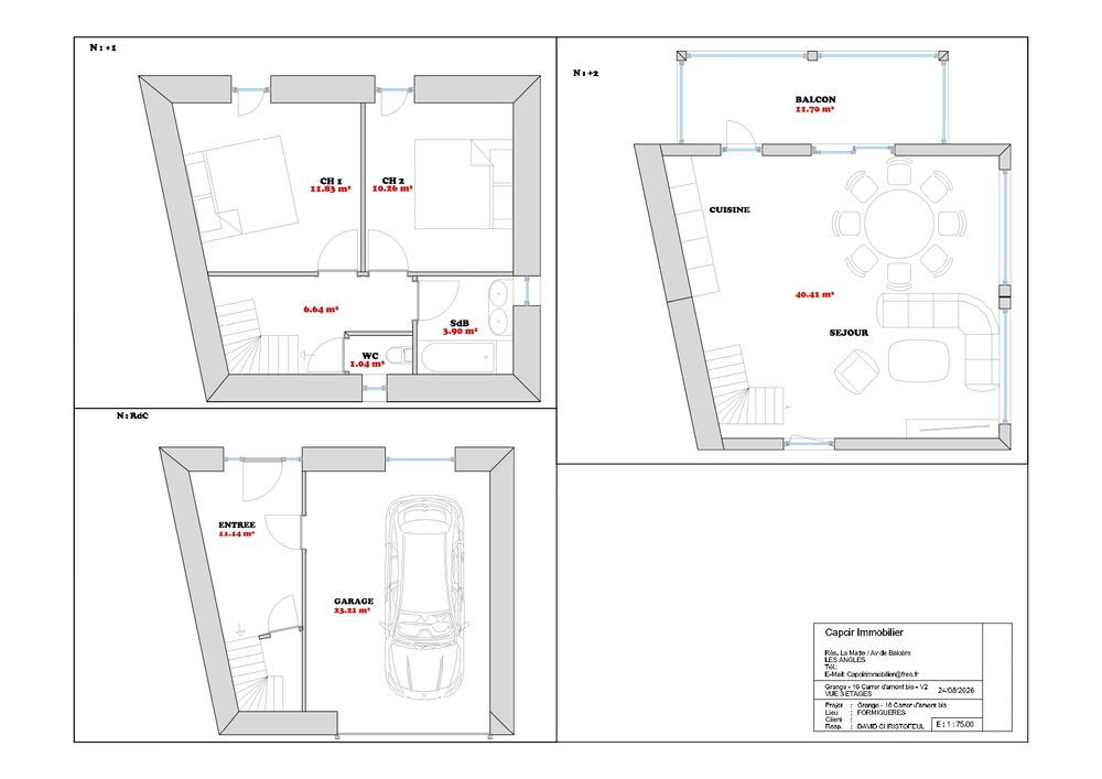 Vente Maison Grange 3 faces - Entièrement rénovée - FORMIGUERES Formiguères