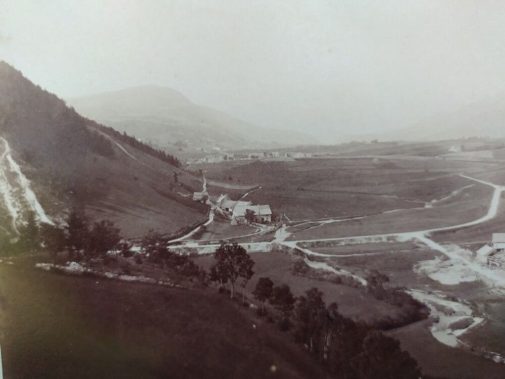 Photographie Ancienne Vall&eacute;e Haute de la Bourne Vercors 1891 