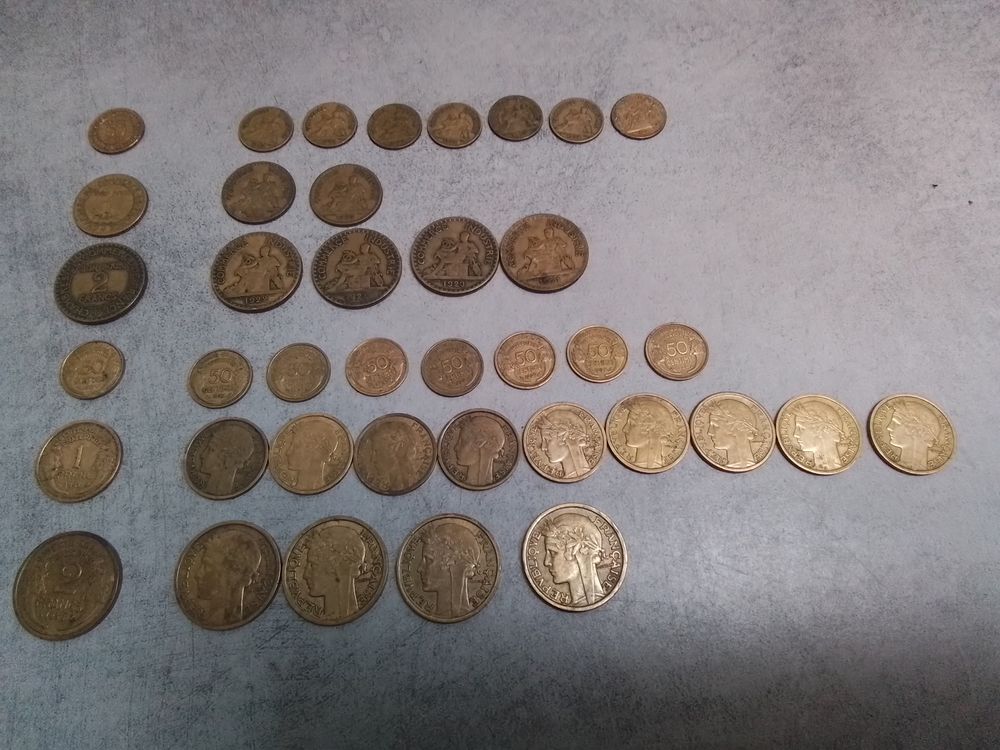 Pi&egrave;ces de monnaies Fran&ccedil;aises 