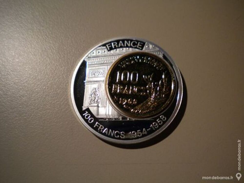 PIECE FRAPPE " 100 Francs Inlay " 