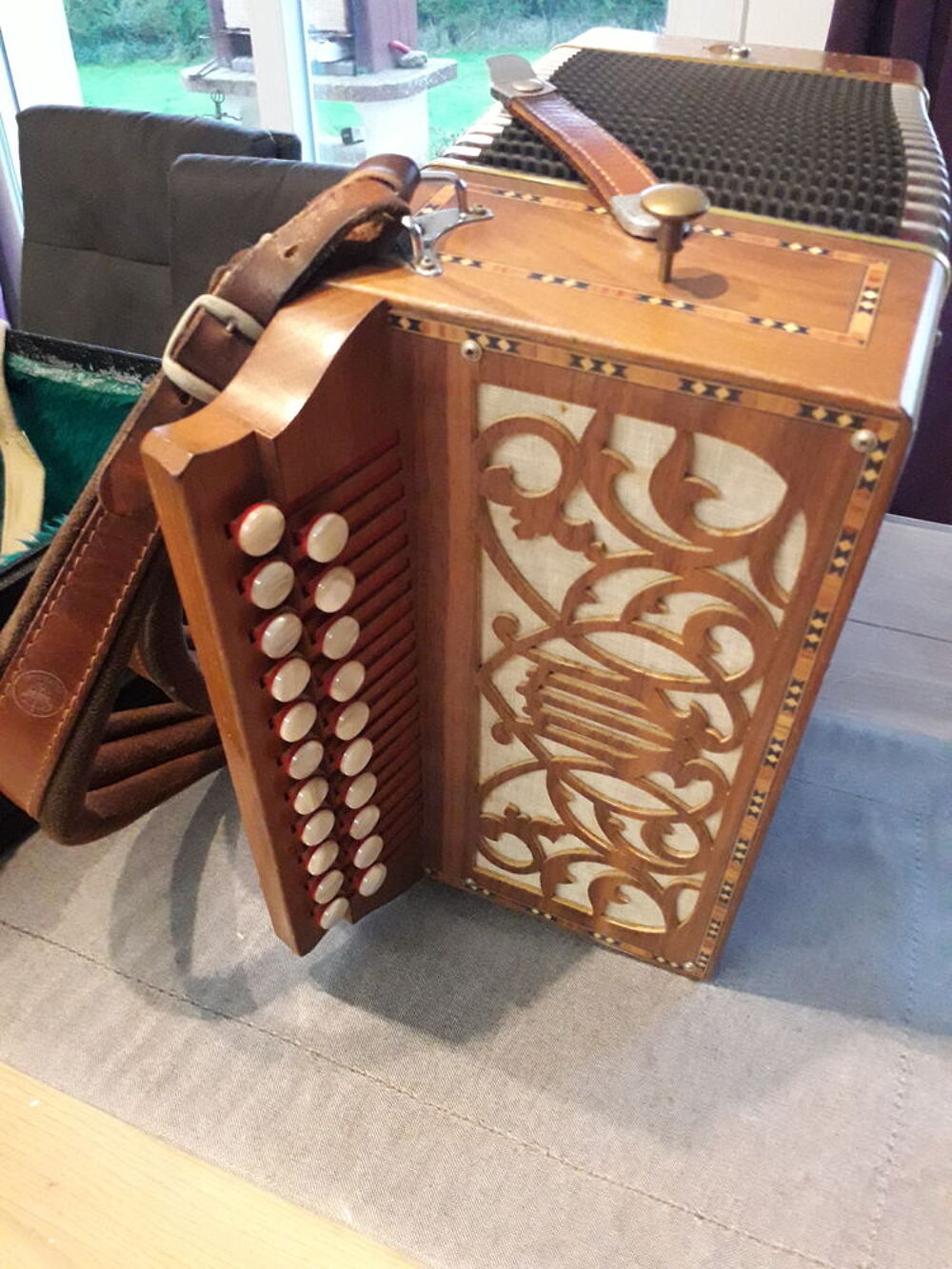 Accord&eacute;on diatonique Castagnari sol/do mod&egrave;le Hascy demi ton Instruments de musique