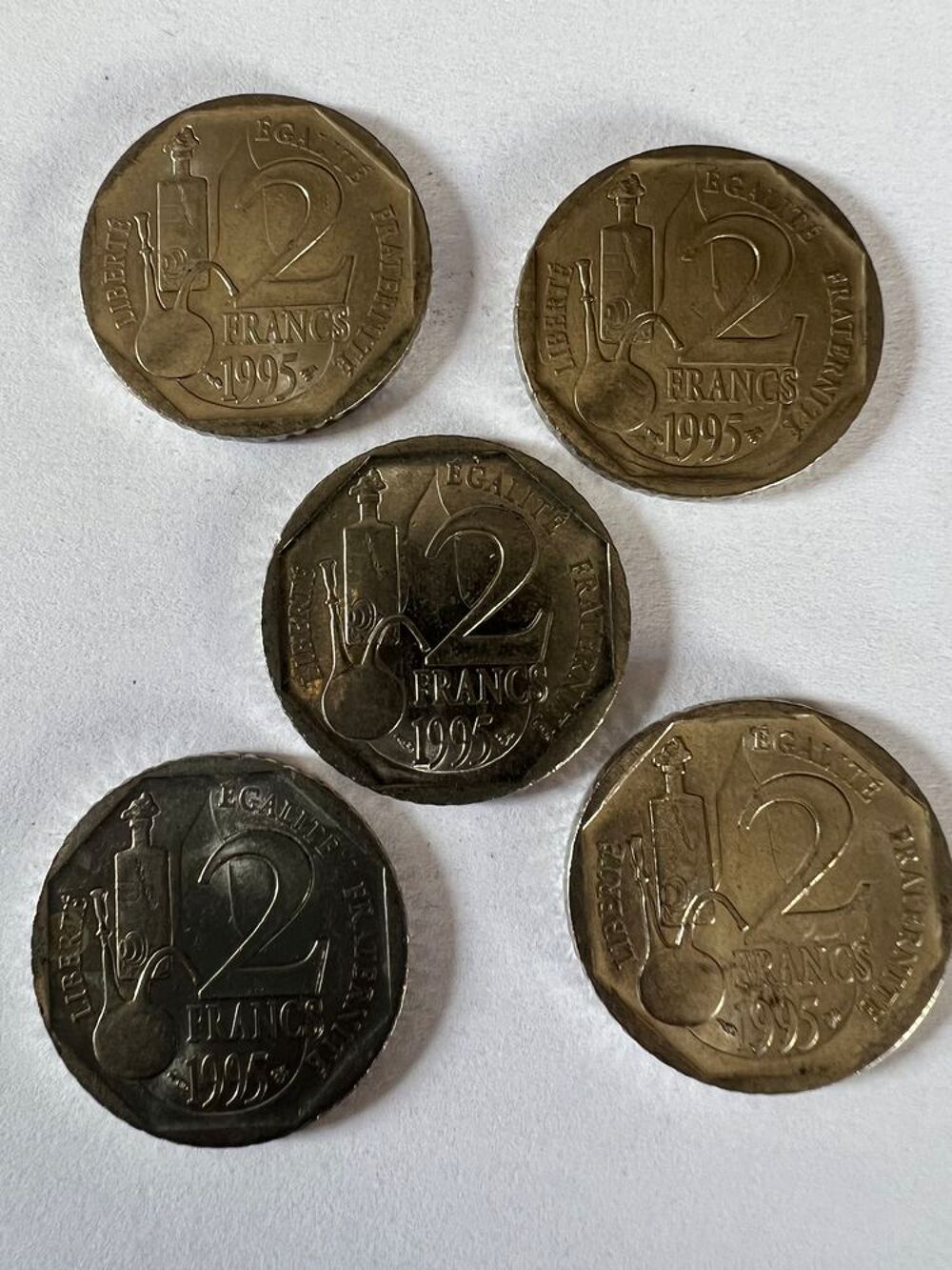 2 Francs 1995 Louis Pasteur. 