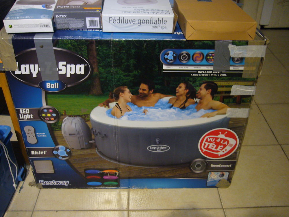 spa gonflable Jardin