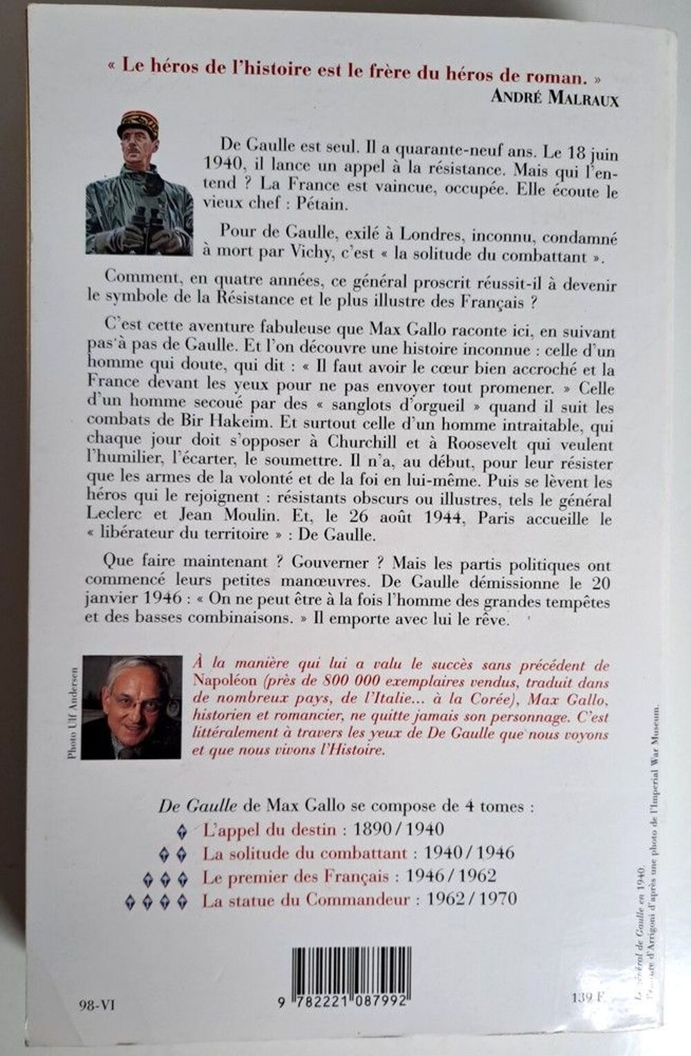 De Gaulle - La solitude du combattant - tome 2 Livres et BD