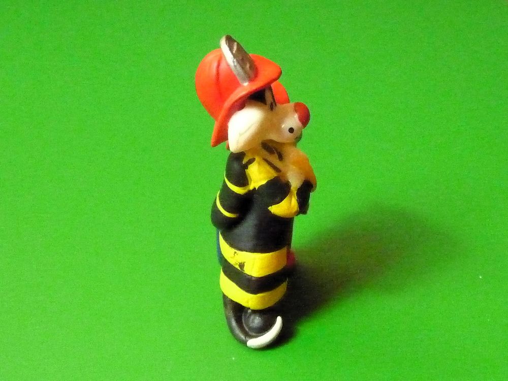 Figurine Titi et Grosminet en Tenue de Sapeurs Pompiers Jeux / jouets