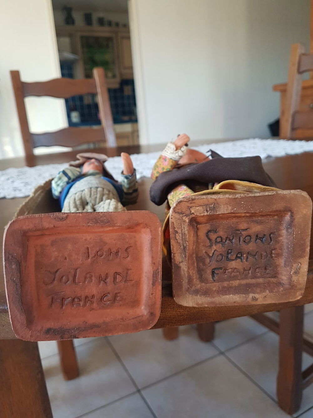 Santons de Provence vintage Dcoration