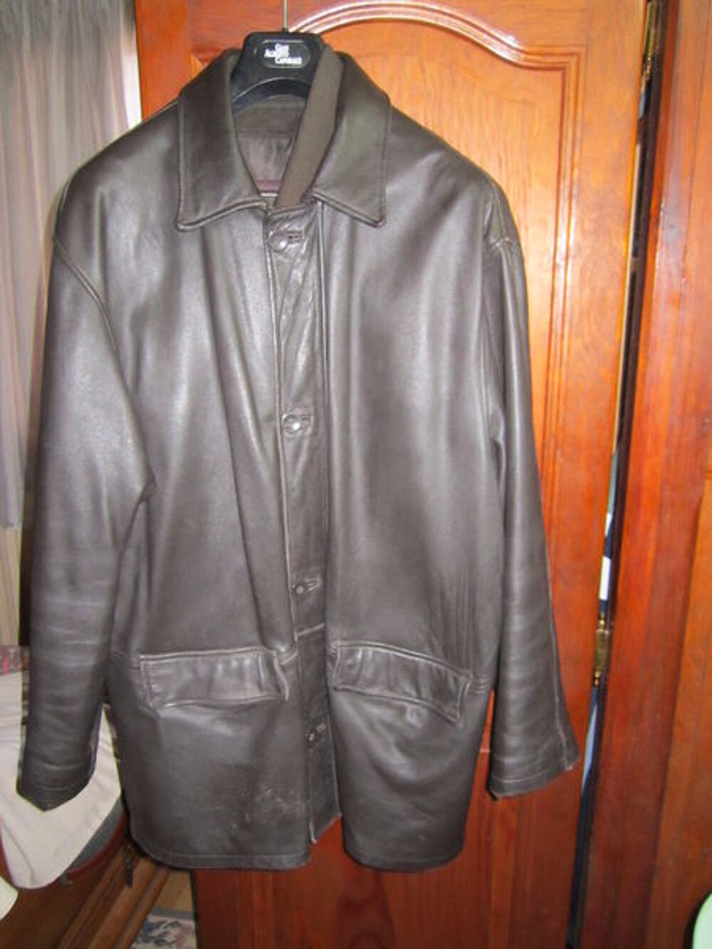 trois quart cuir Vêtements