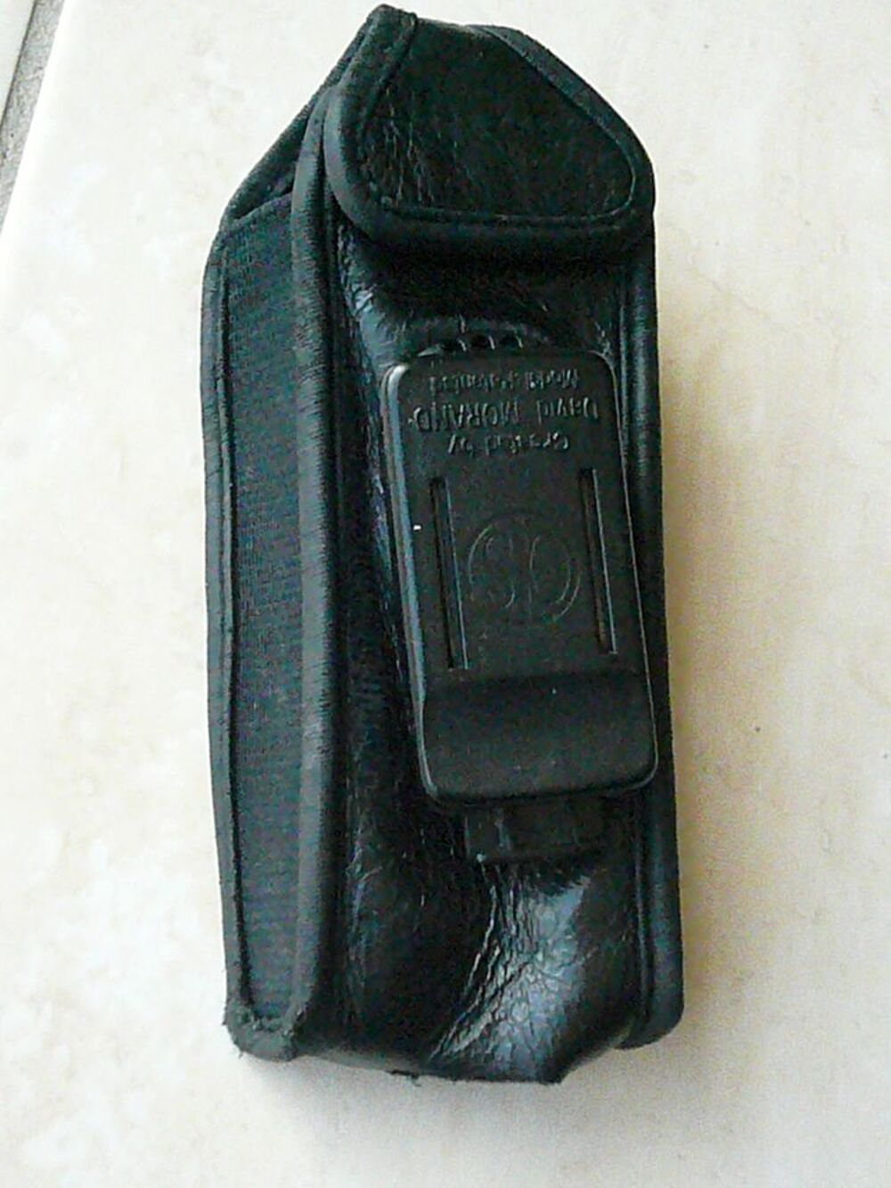 Pochette t&eacute;l&eacute;phone portable en cuir Maroquinerie