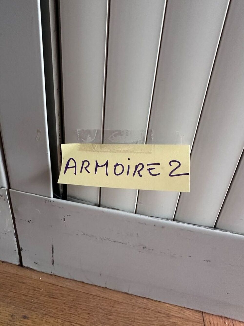 lot de 3 armoires de bureau + rehausses gris Meubles