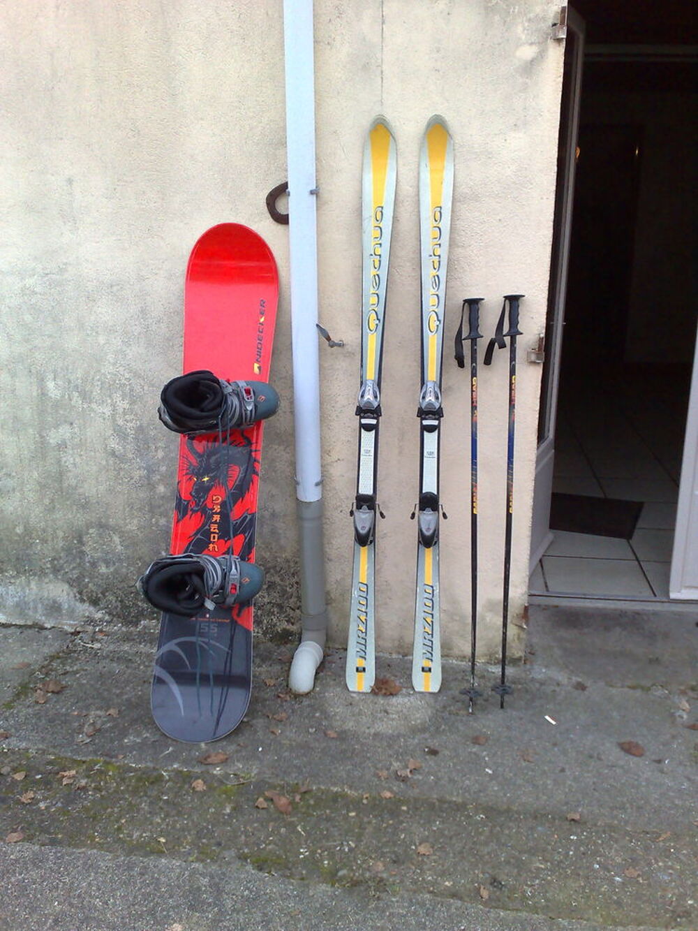ski parabolique avec chaussure pointure 43.5 Sports