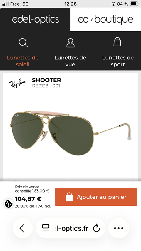 Ray Ban Shooter Nîmes (30)