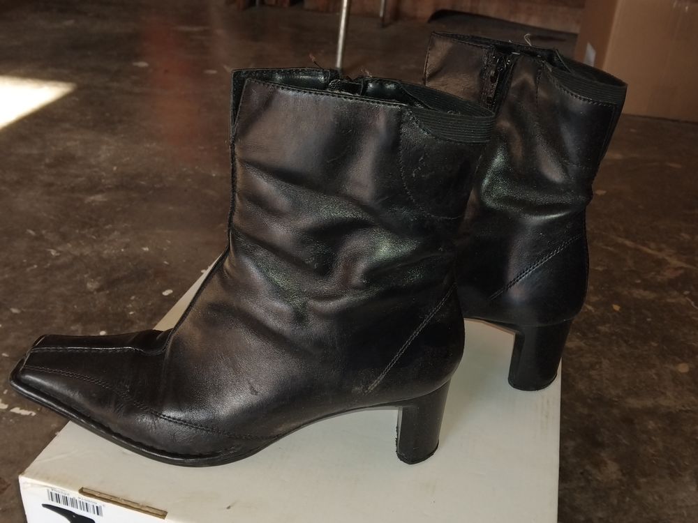 BOTTES EN CUIR POUR FEMME TAILLE37 Chaussures