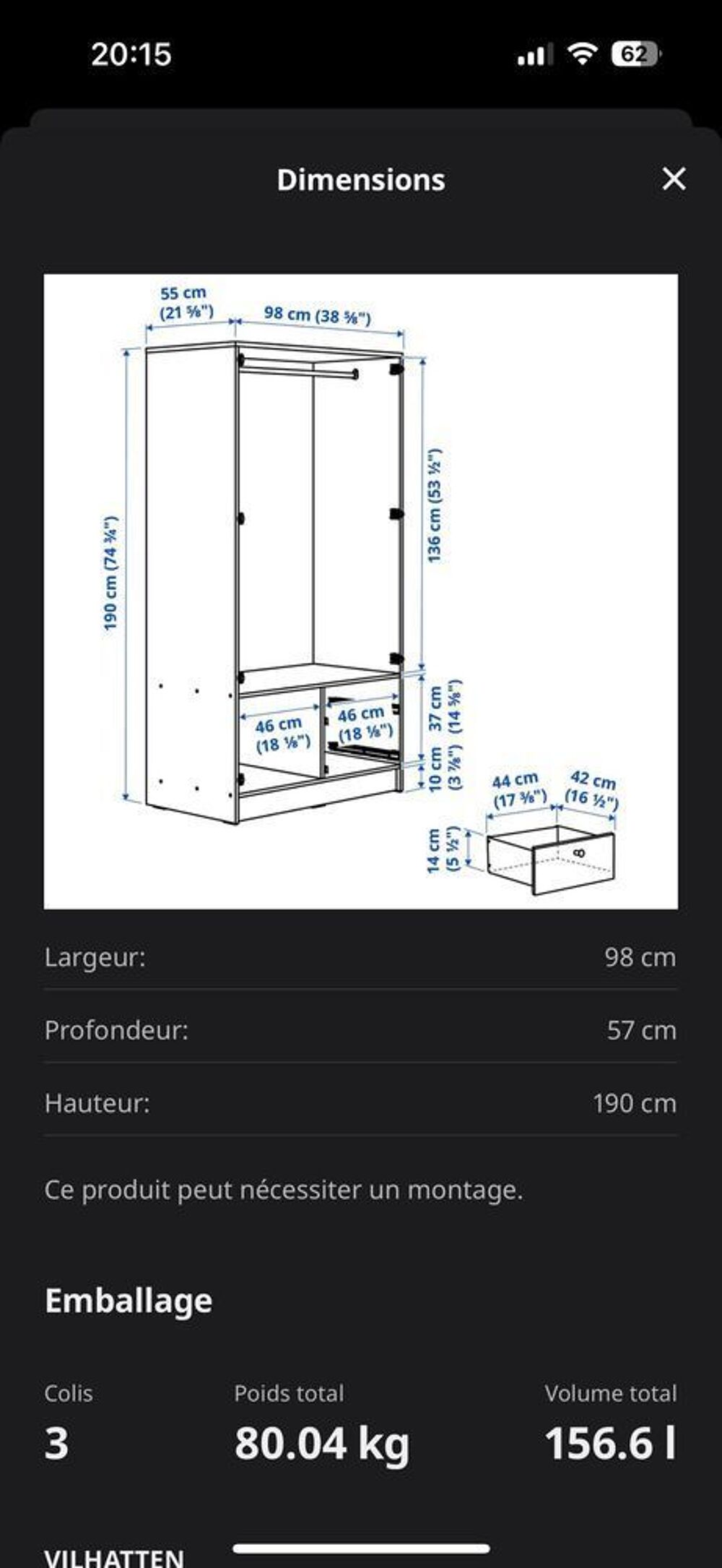 Penderie Ikea Meubles