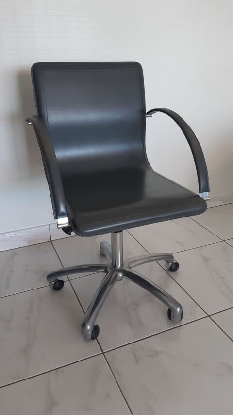Fauteuil de bureau en cuir Roche Bobois 99 Le Havre (76)