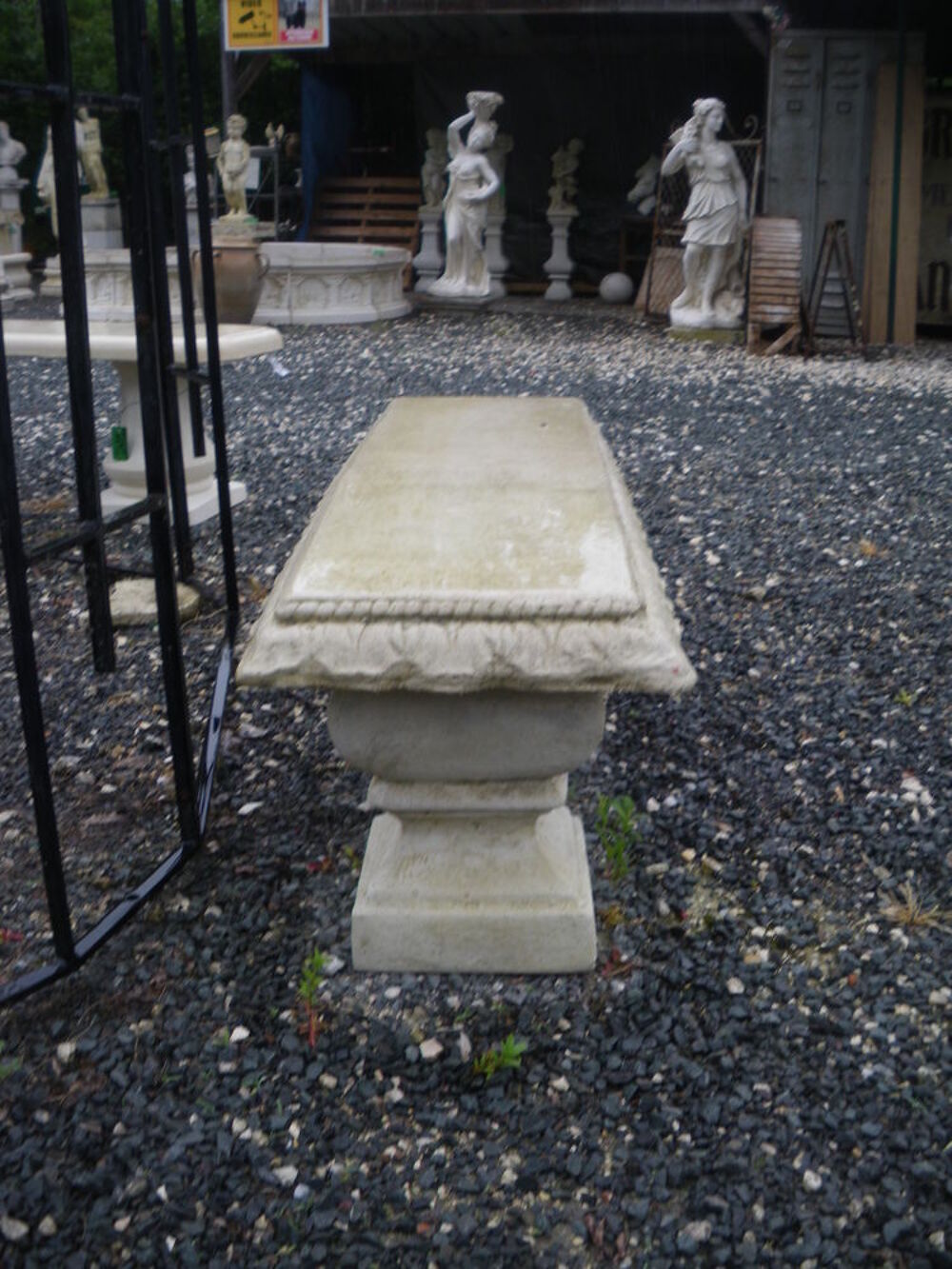 Banc en pierre Décoration