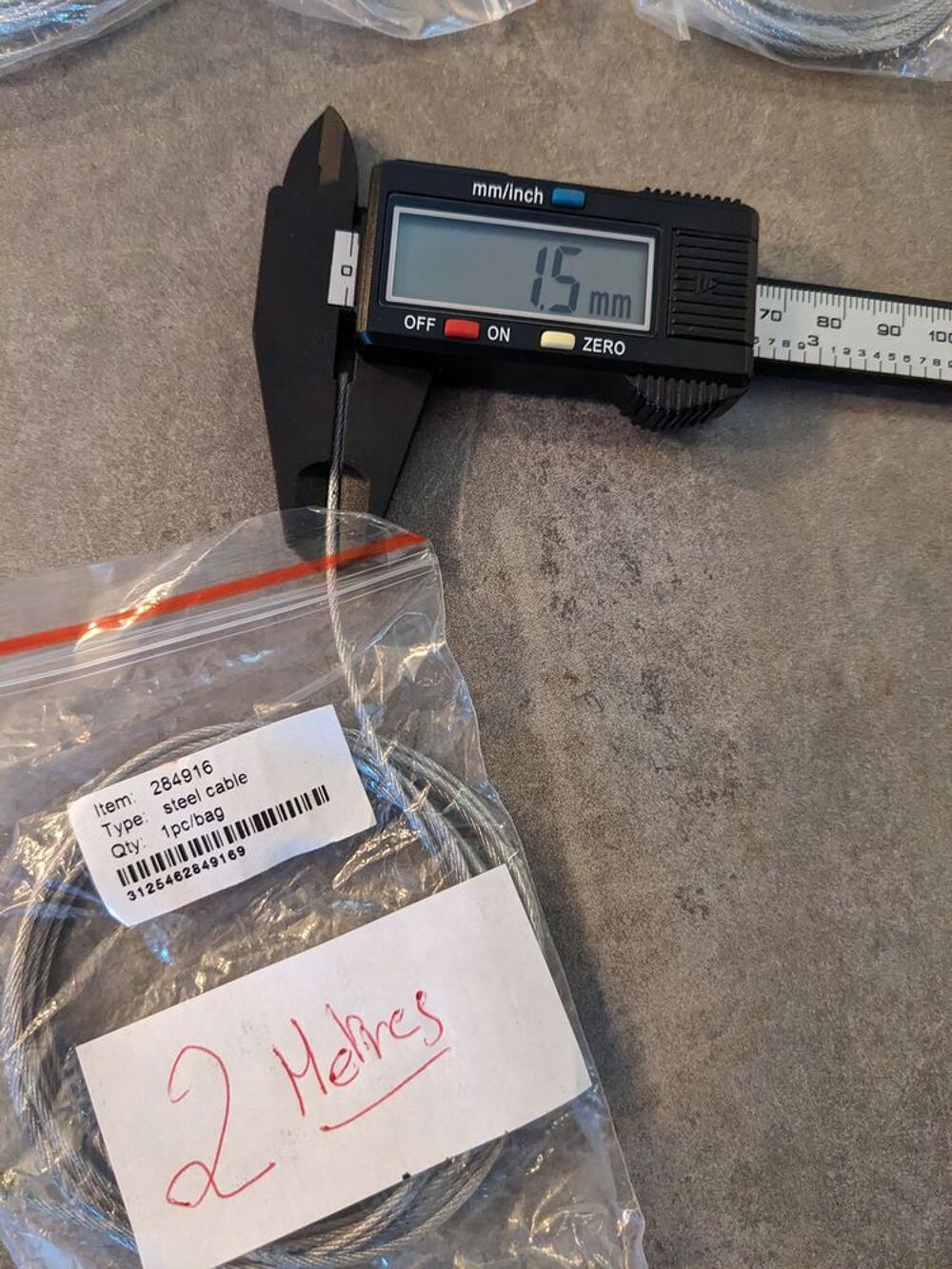 7 x c&acirc;ble de 2 m&egrave;tres et plus COULISTOP suspension lampe lu Bricolage