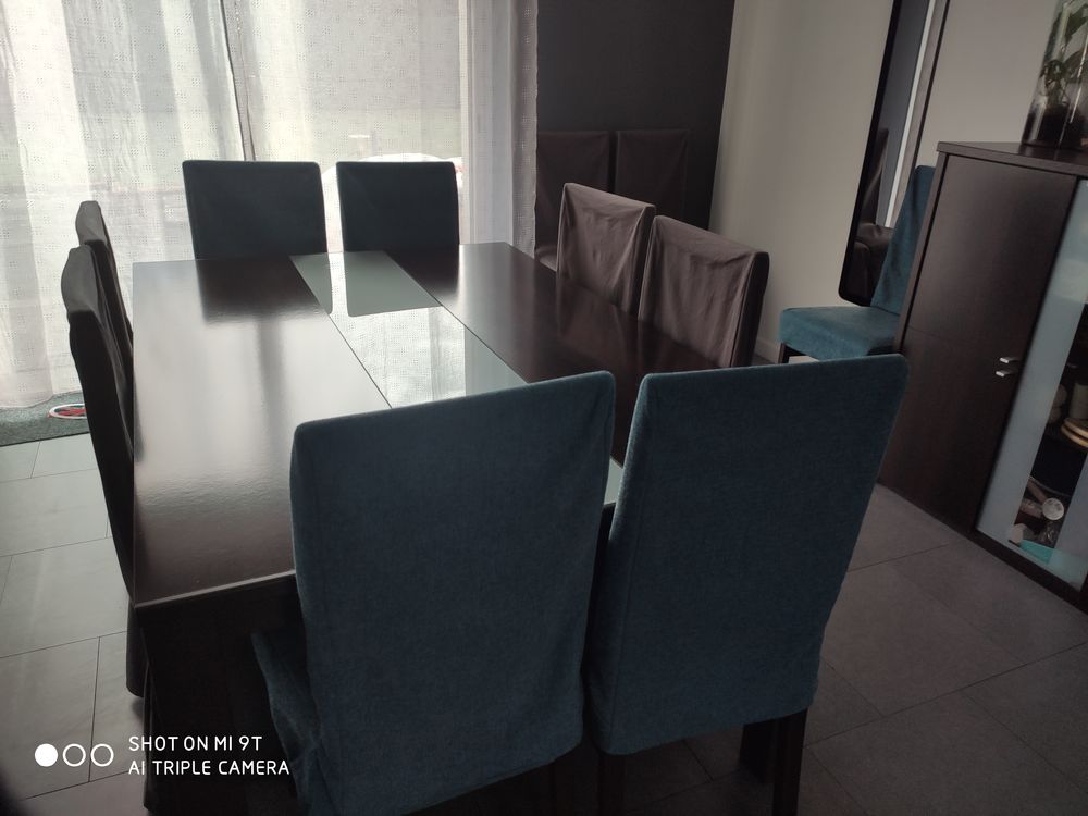 salle &agrave; manger + bahut+ 12 chaises + meuble TV Meubles