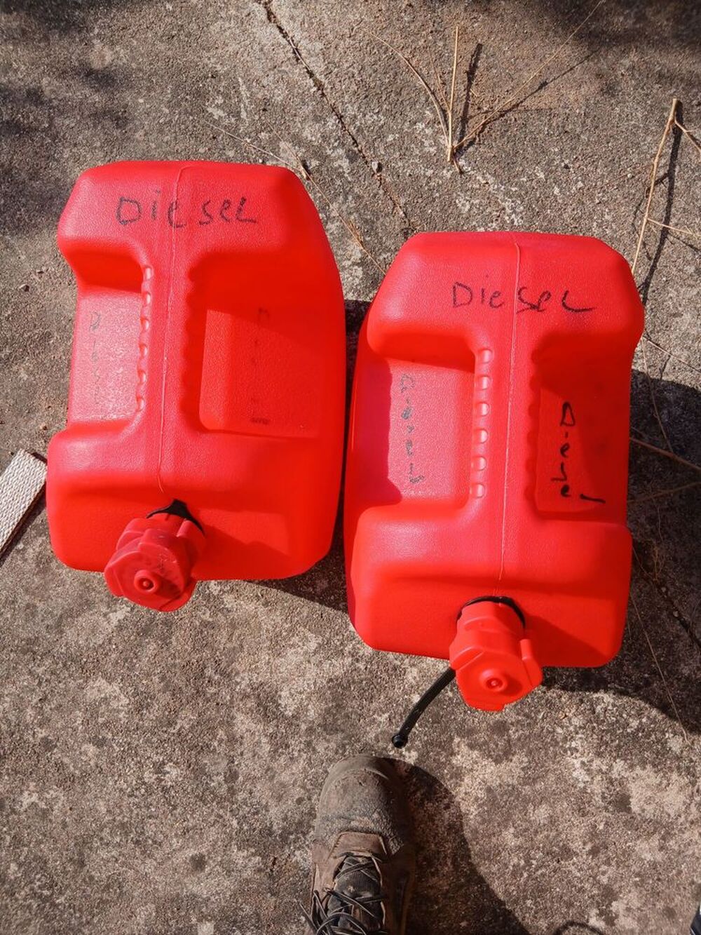 Deux jerrican de 20 litres Bricolage