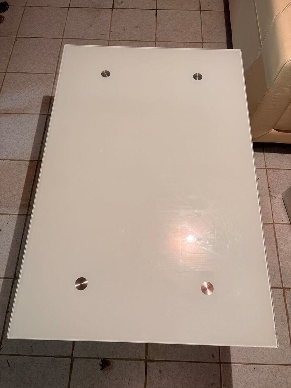 Table en verre ajustable Meubles