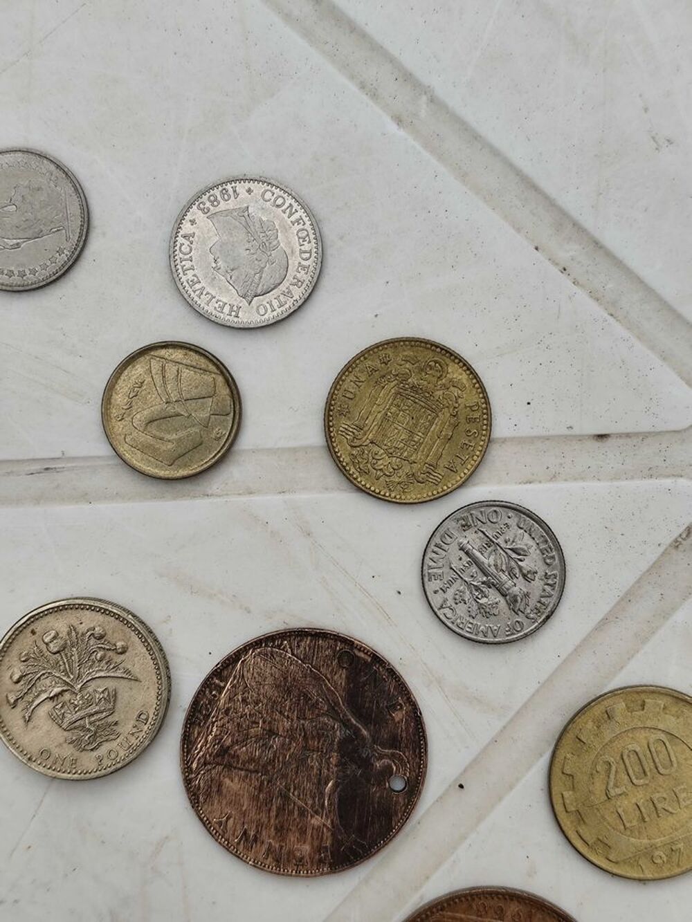 pi&egrave;ces de monnaie ancienne 