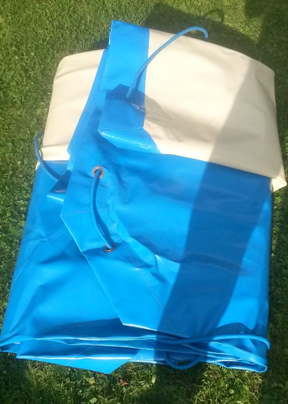 B&acirc;che hivernage double face piscine octogonale hors sol Jardin